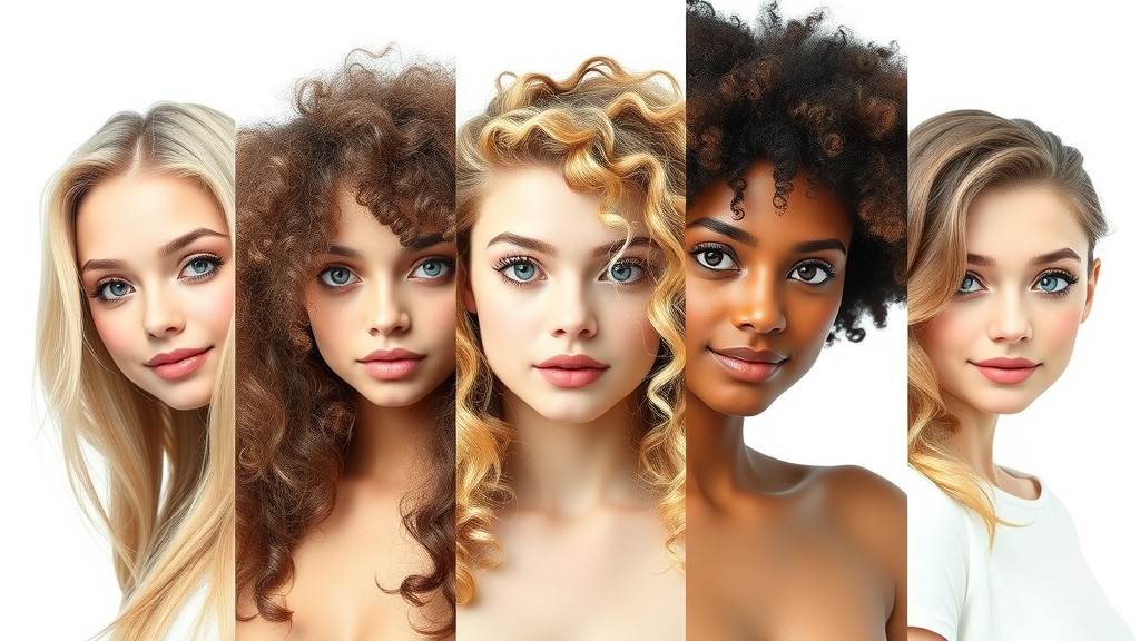 Various hair types and textures for choosing the best shampoos for healthy hair